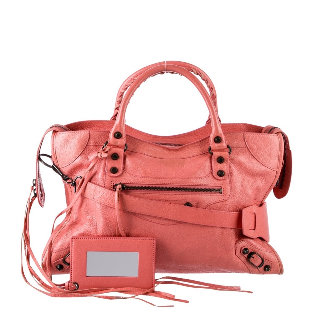 2014 Pink Balenciaga City Bag
